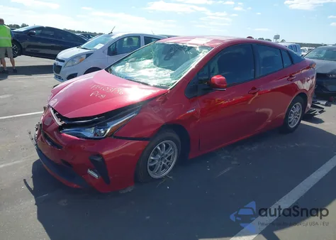 2021 Toyota Prius L Eco from USA, damaged, VIN JTDKAMFU5M3152710